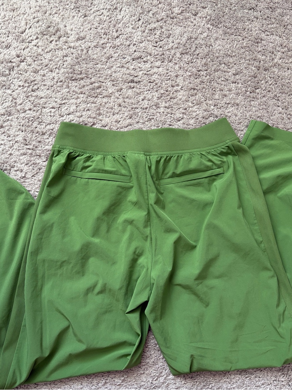 Athleta Lime Green Stretch Joggers - Picture 7 of 8